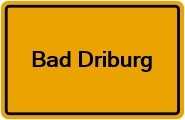 Grundbuchauszug Bad Driburg